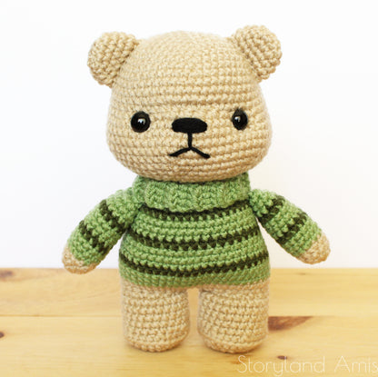 PATTERN Edmond the Cozy Bear Amigurumi