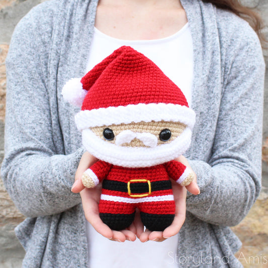 PATTERN Cuddle-Sized Santa Claus Amigurumi