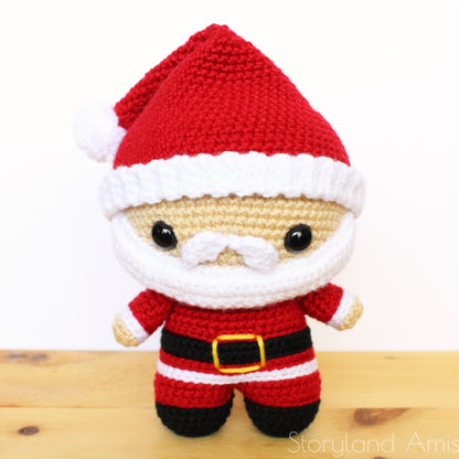 PATTERN Cuddle-Sized Santa Claus Amigurumi