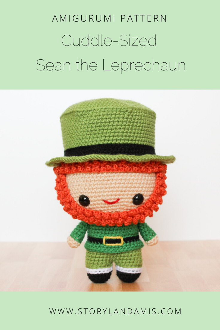 PATTERN Cuddle-Sized Sean the Leprechaun Amigurumi