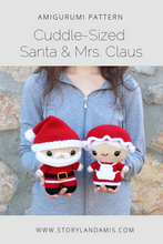 PATTERN Cuddle-Sized Santa Claus & Mrs. Claus Amigurumi