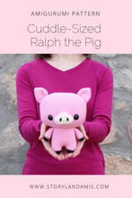 PATTERN Ralph the Cuddle-Sized Pig Amigurumi
