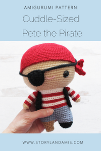 PATTERN Pete the Pirate Amigurumi