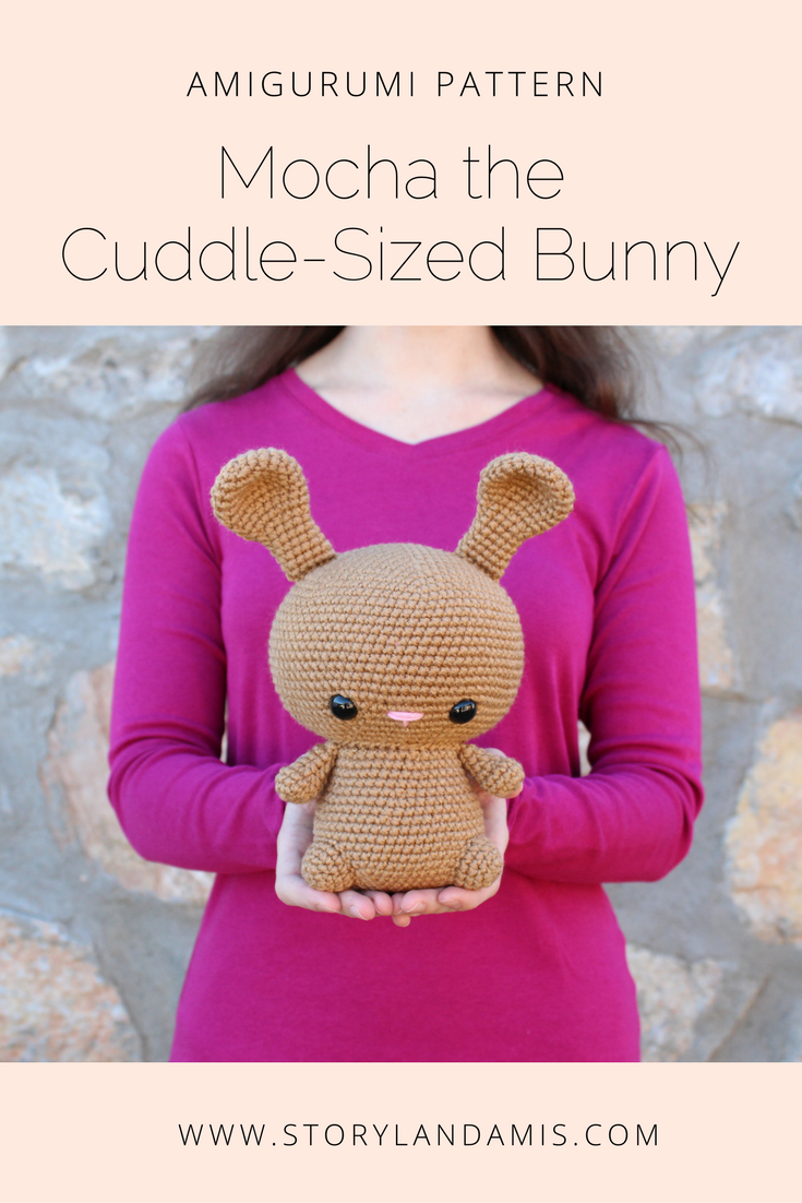 PATTERN Mocha the Cuddle-Sized Bunny Amigurumi